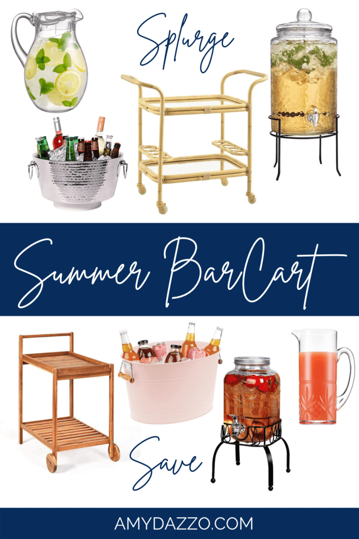 Summer Bar Cart – Splurge &&nbsp;Save